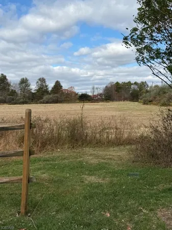 a view of a lake from a yard