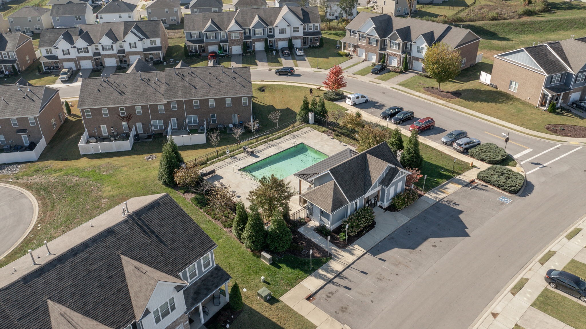 4235 Grapevine Loop Smyrna, TN 37167 - Photo 40 of 44 an aerial view of a house with a yard