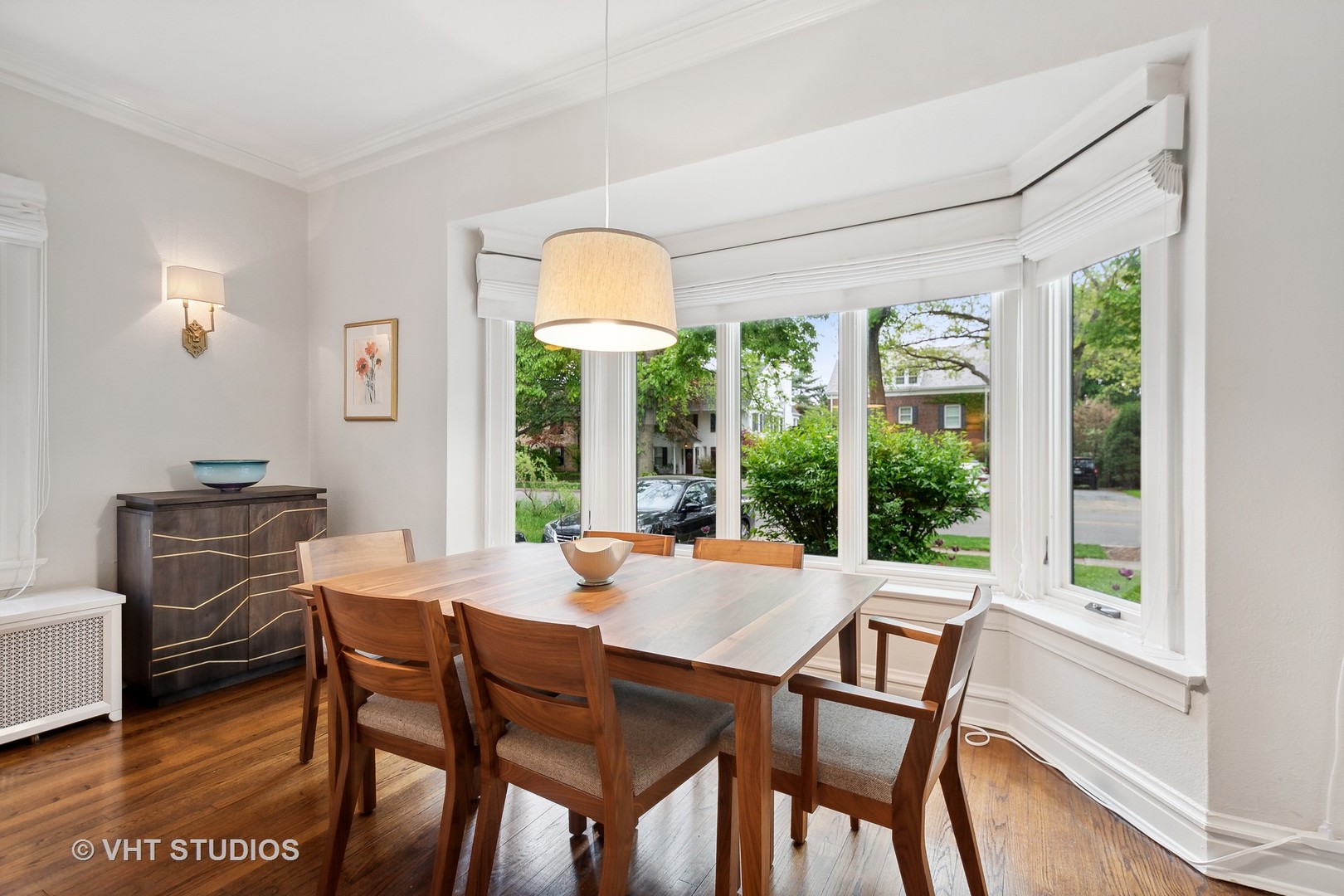 2744 Ridge Avenue Evanston, IL 60201 - Photo 9 of 33 a view of a dining room with furniture window and outside view
