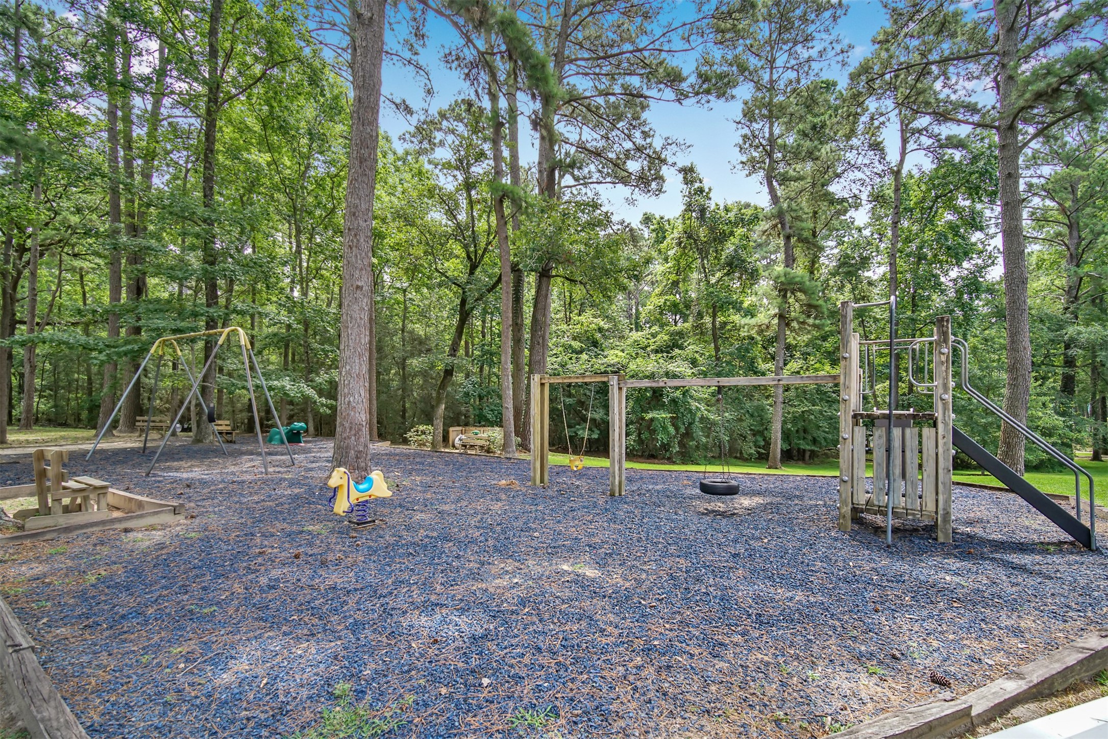 162 Villa Way Coldspring, TX 77331 - Photo 34 of 42 a view of outdoor space with garden