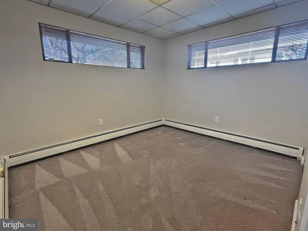 a view of a room with an empty space