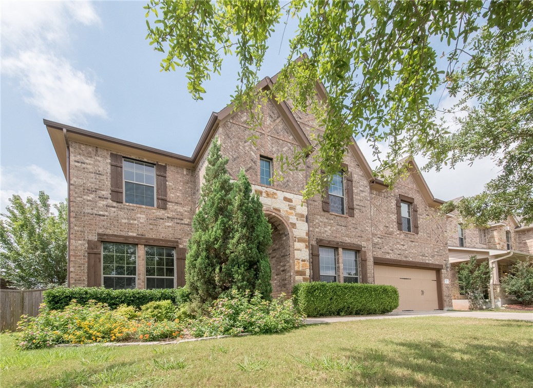 124 Snowdrift Trail Round Rock, TX 78664 - Photo 1 of 1 front view of a house with a yard
