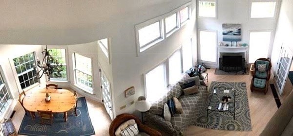 223 Sandpiper Lane Tisbury, MA 02568 - Photo 9 of 17 a view of a livingroom with furniture window and wooden floor