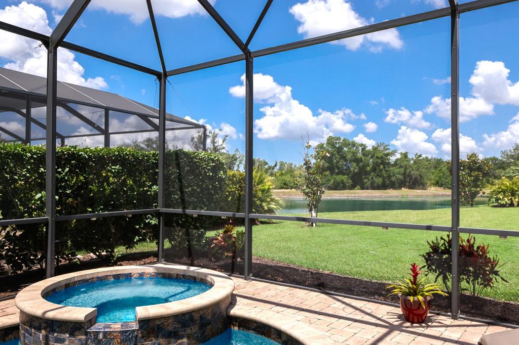 6036 Cessna Run Bradenton, FL 34211 - Photo 39 of 75 a view of a swimming pool with a yard