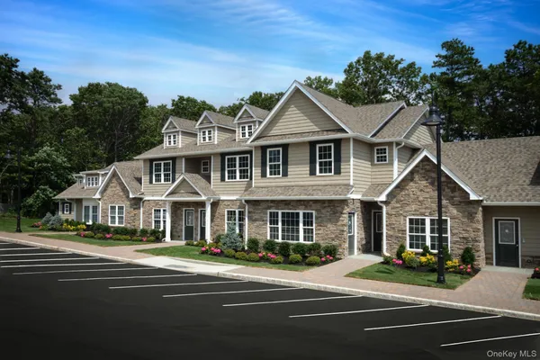 front view of a house with a street