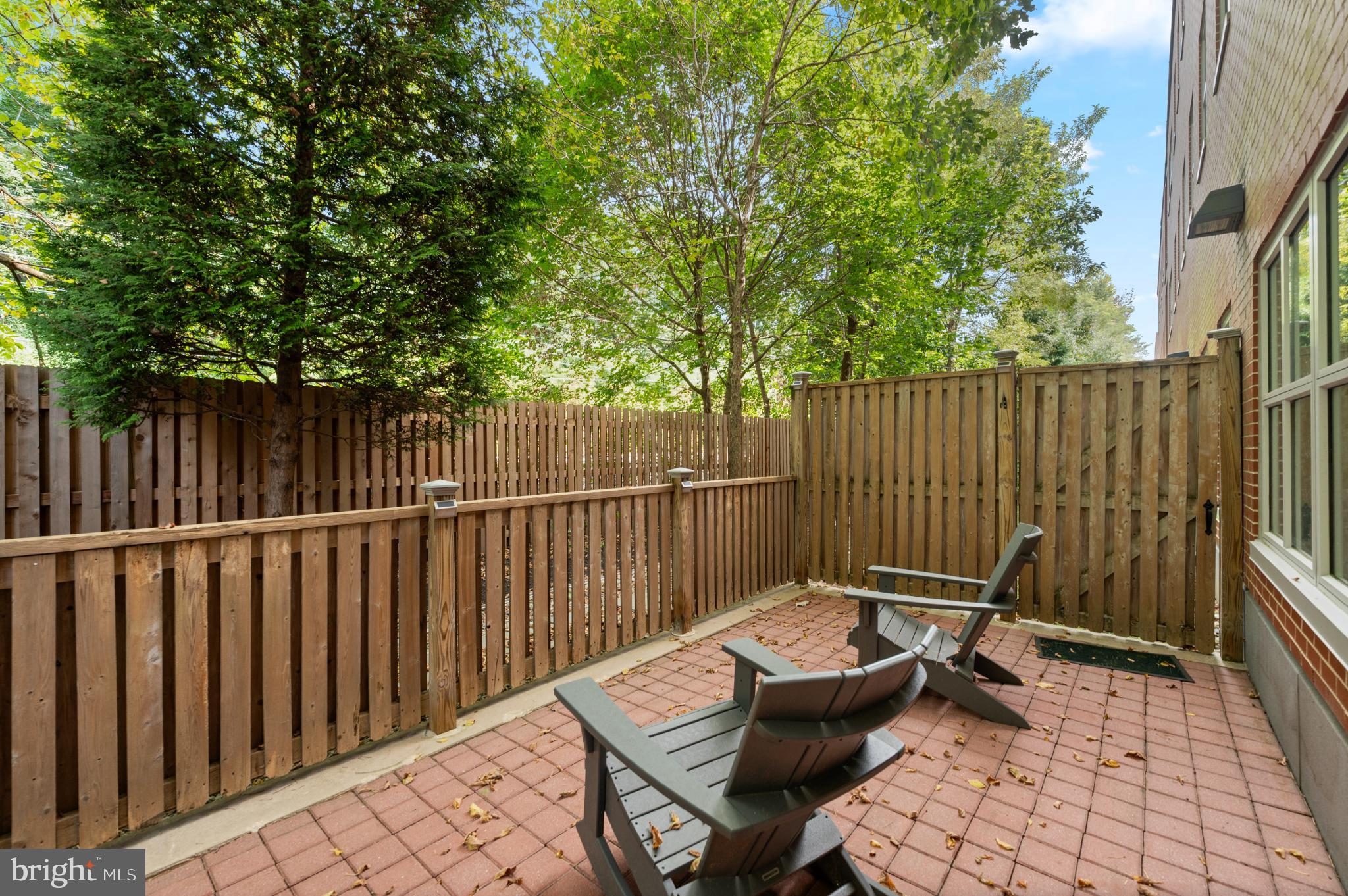 112 Iron Works Way Wayne, PA 19087 - Photo 29 of 50 a view of balcony with wooden floor and outdoor seating