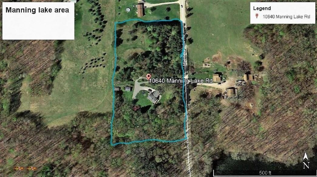 10640 Manning Lake Road Delton, MI 49046 - Photo 2 of 16 manning lake arial