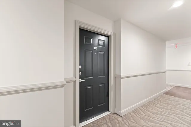 a front view of a building