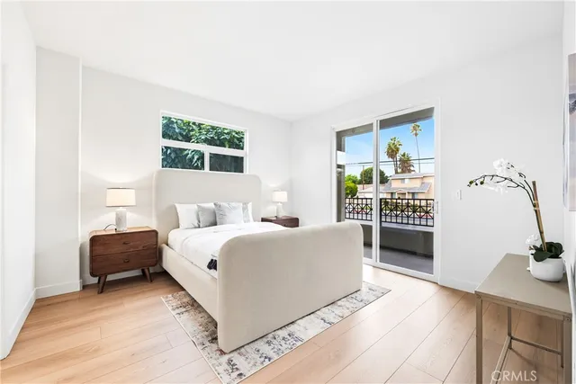 a living room with furniture and decor