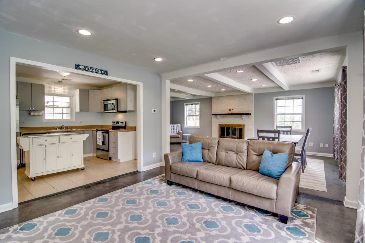 2411 Bonnie Brae Road Durham, NC 27703 - Photo 6 of 27 View of Kitchen from Family Room