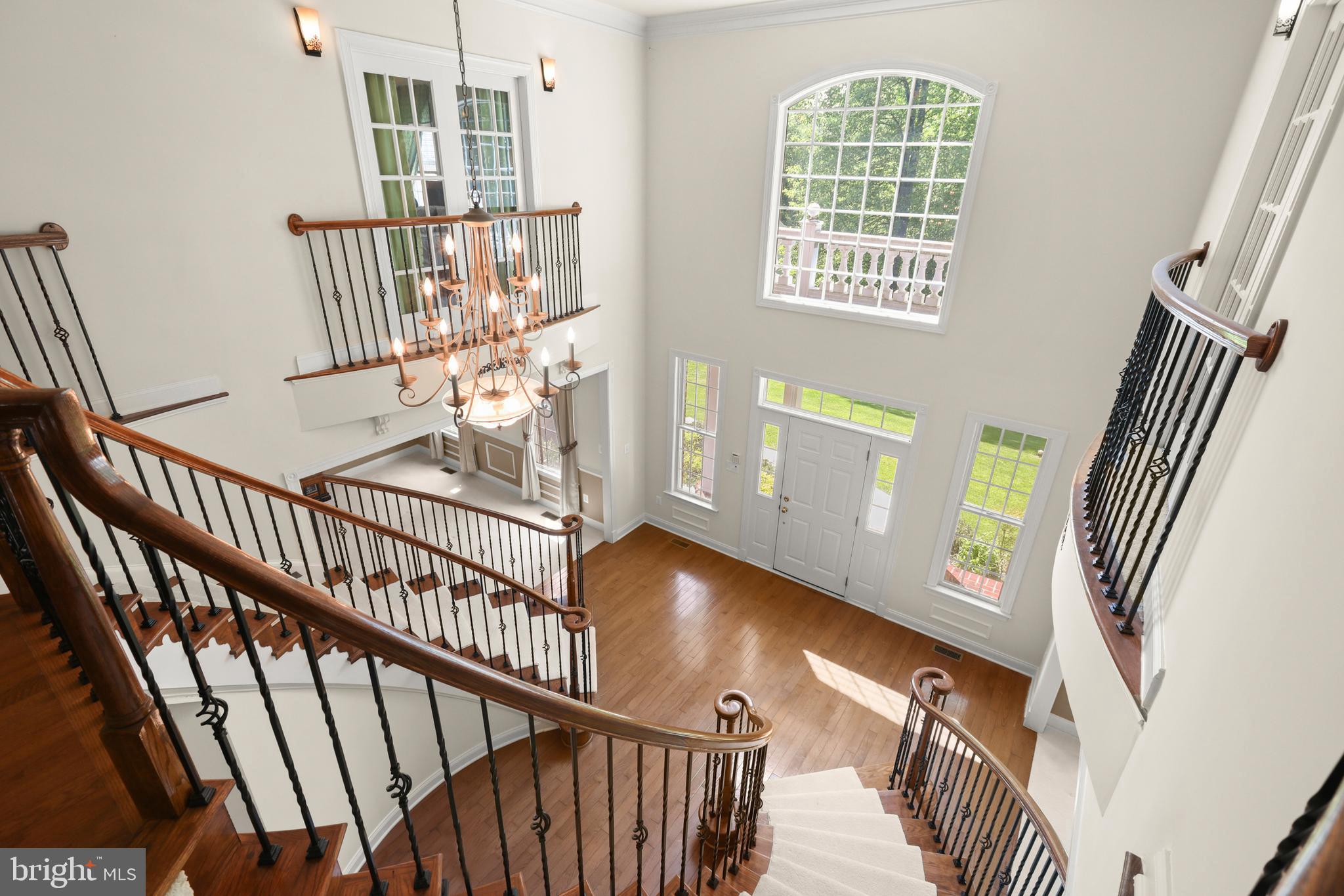 1601 Rushing Stream Court Forest Hill, MD 21050 - Photo 14 of 72 Overlooking balconies onto foyer with chandelier