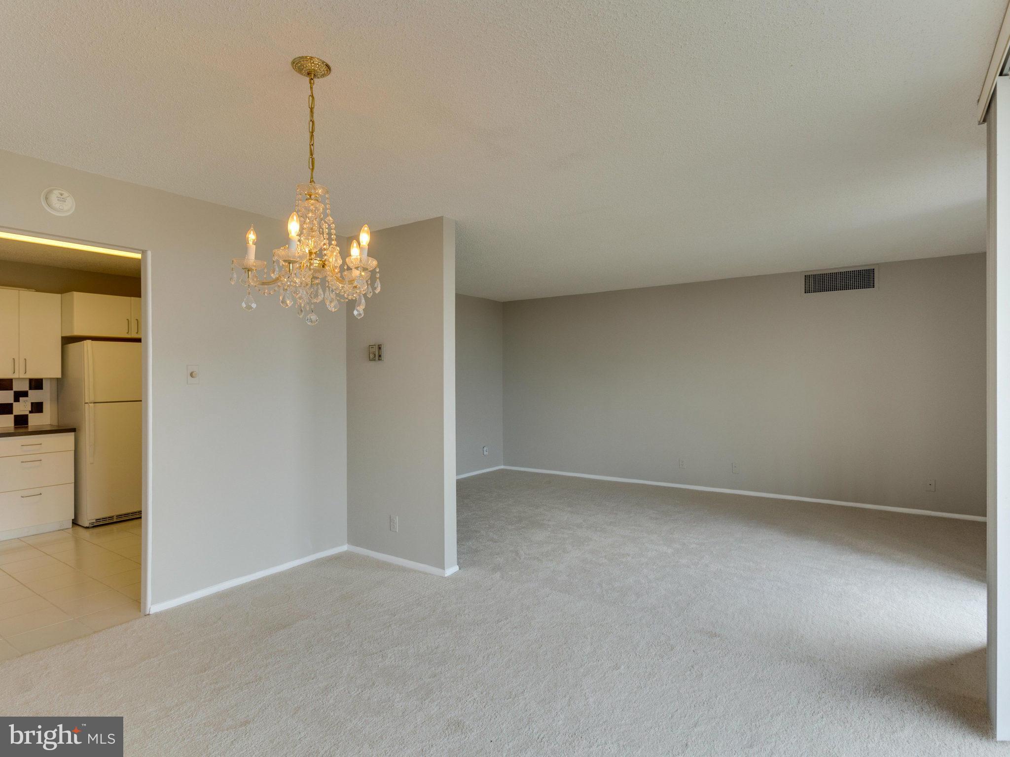 6800 Fleetwood Road, Unit 711 McLean, VA 22101 - Photo 8 of 27 a view of an empty room with a mirror