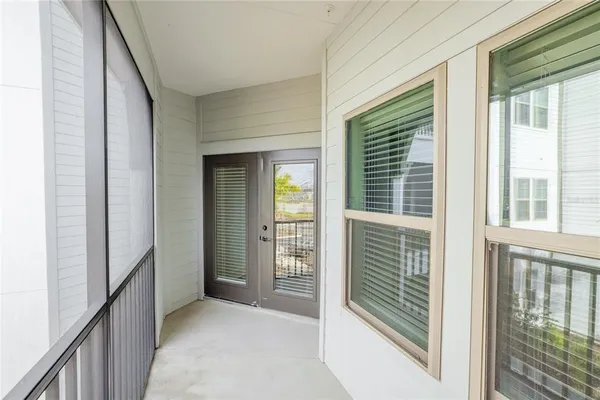 a view of porch with a porch