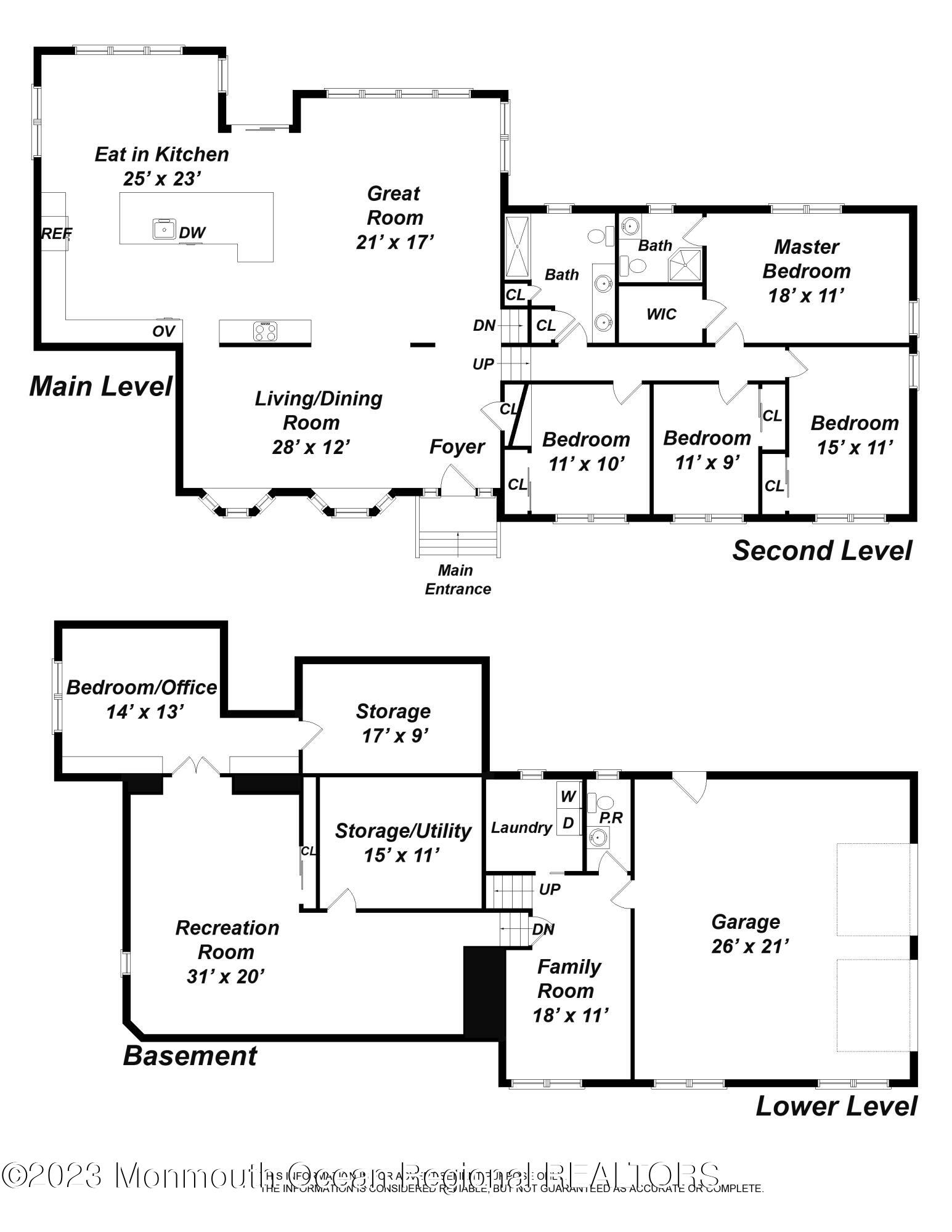 32 Ravine Road Red Bank, NJ 07701 - Photo 48 of 48 Floor Plan - 32 Ravine Rd, Red Bank