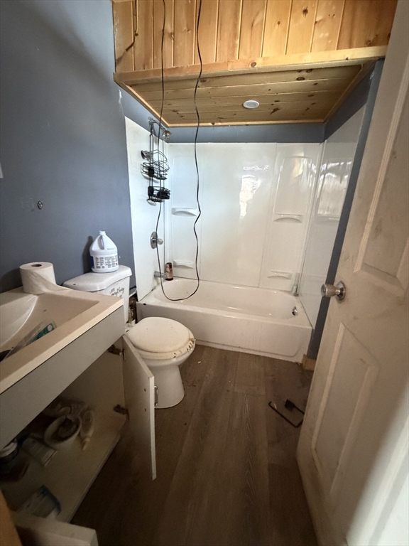 92 Chace Road Freetown, MA 02717 - Photo 14 of 17 a bathroom with a sink a toilet and shower