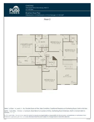 $484,900 | 7252 Barrett Drive, Brownsburg, IN 46112