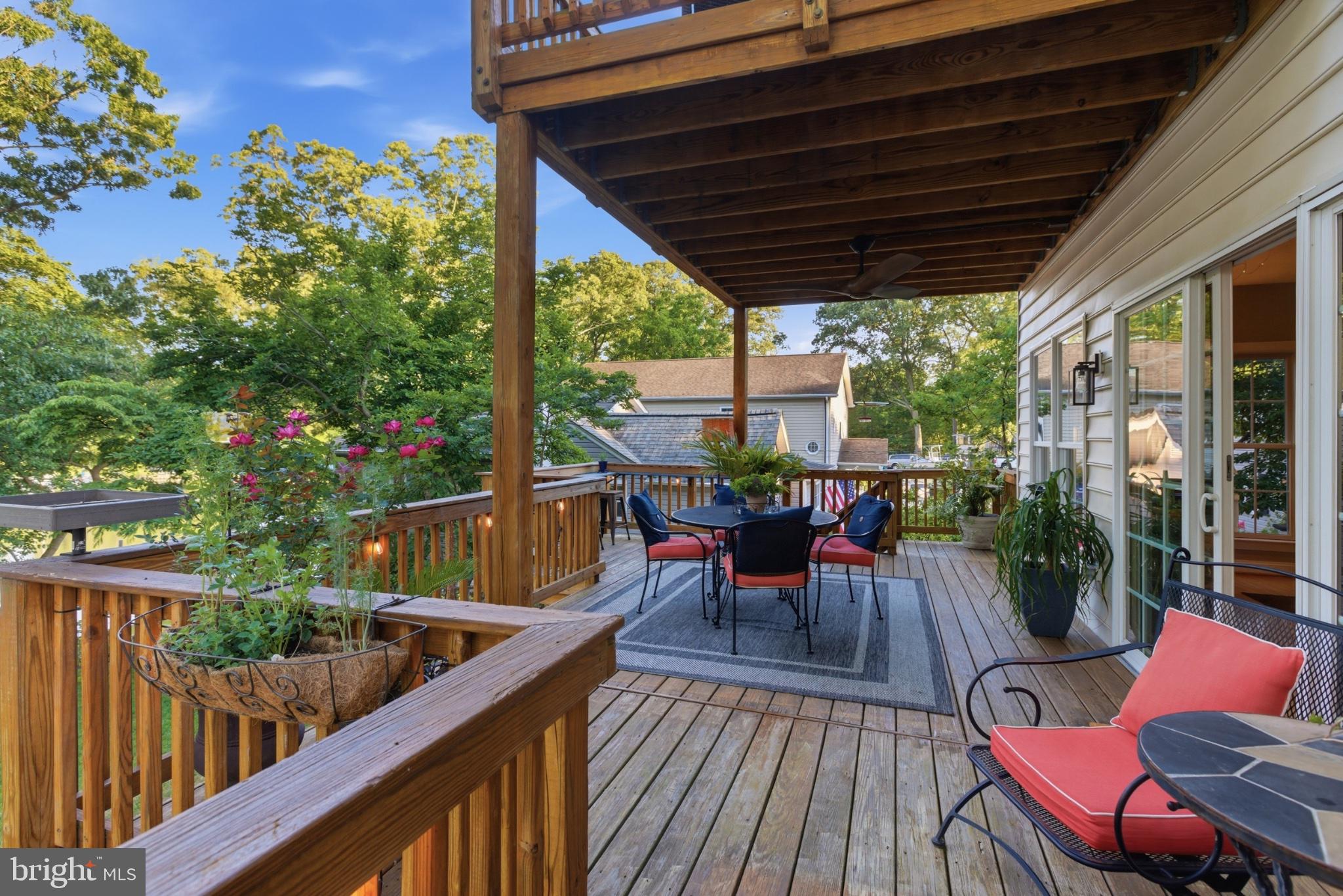 1219 Meadow View Road Pasadena, MD 21122 - Photo 57 of 70 Serene outdoor retreat on a deck.