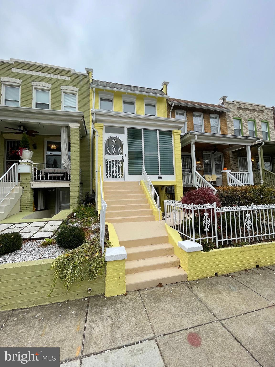 539 24th Street Northeast Washington, DC 20002 - Photo 2 of 37 a front view of a house with a porch