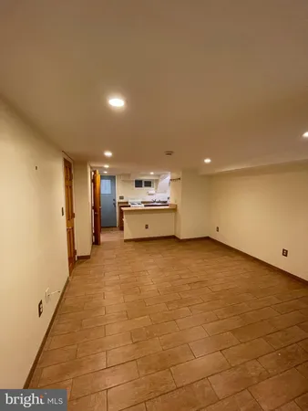 a large space with a large window