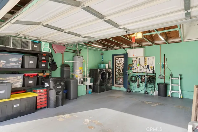 a view of storage and utility room