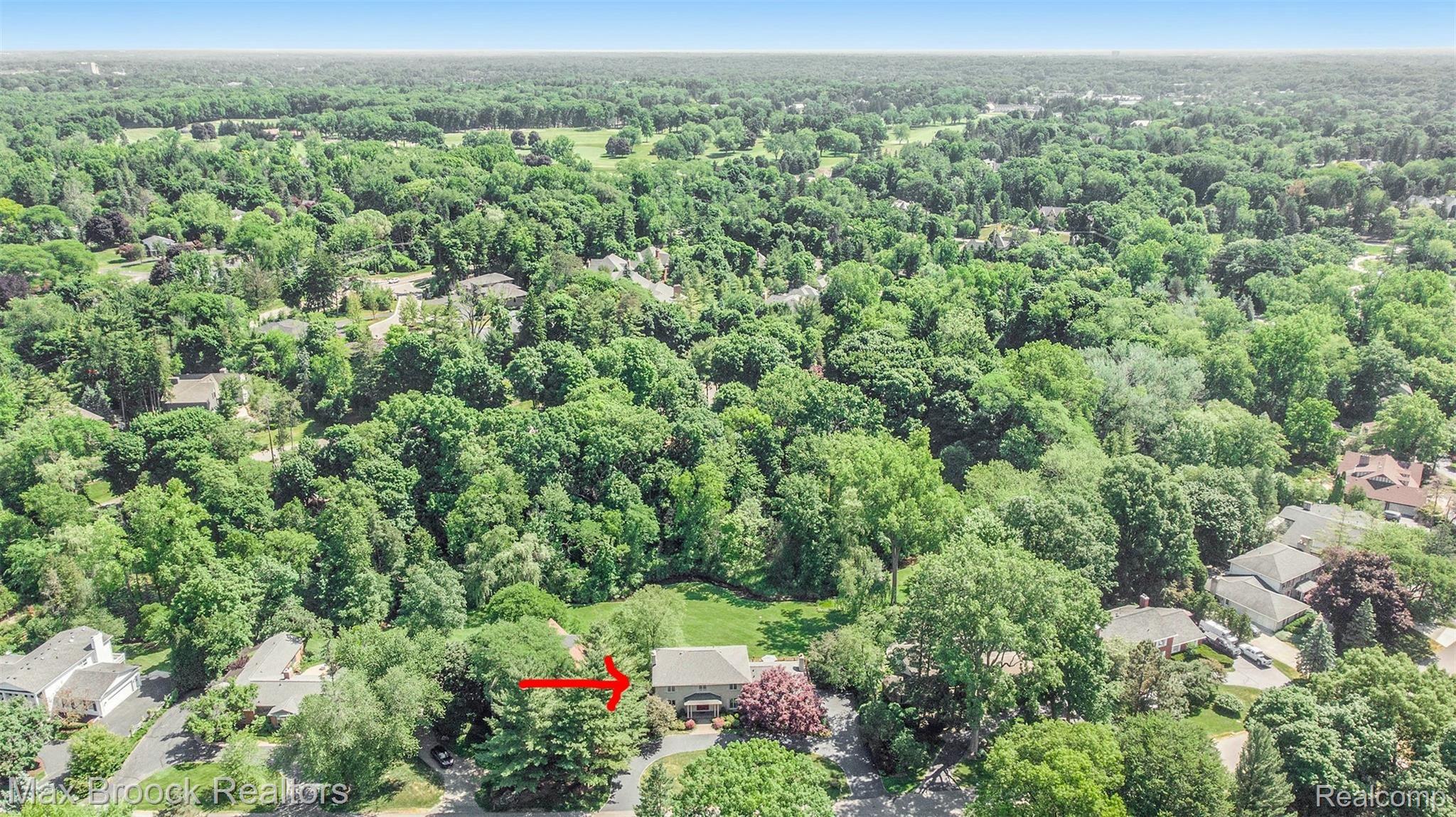 582 Overbrook Road Bloomfield Hills, MI 48302 - Photo 45 of 56 Aerial 1.jpg