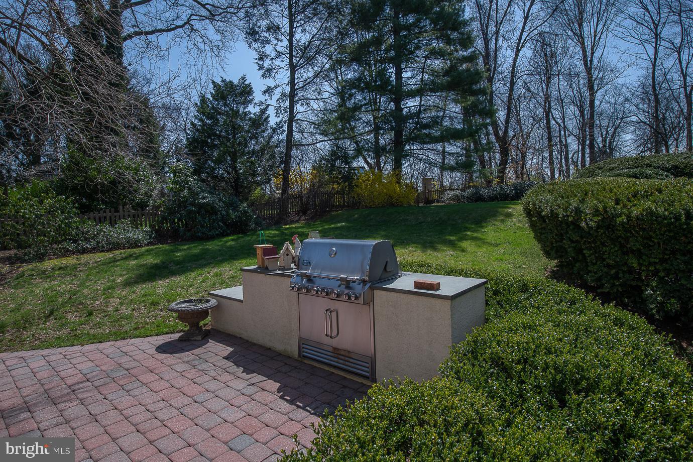 324 Conestoga Road Wayne, PA 19087 - Photo 76 of 81 Back Patio with Gas Grill