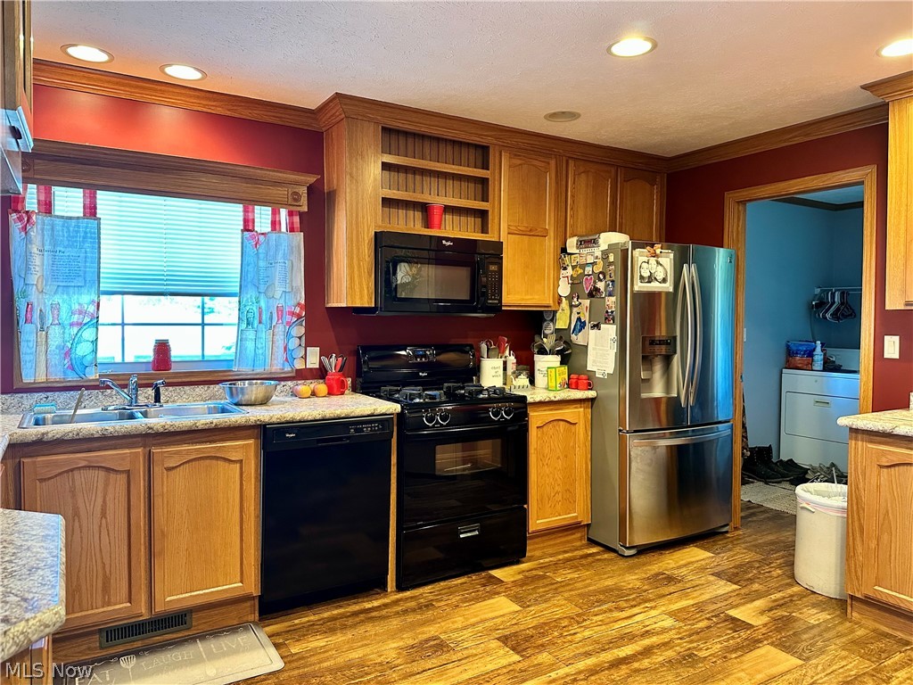 100 Anderson Road Fleming, OH 45729 - Photo 7 of 31 Kitchen looking towards laundry room. Kitchen appliances convey.