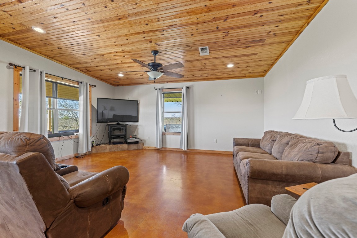 723 Fm 2926 Baird, TX 79504 - Photo 13 of 26 a living room with furniture kitchen view and a large window