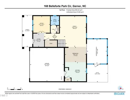 $445,000 | 168 Belleforte Park Circle, Garner, NC 27529