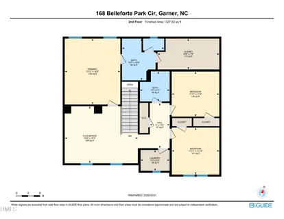 $445,000 | 168 Belleforte Park Circle, Garner, NC 27529