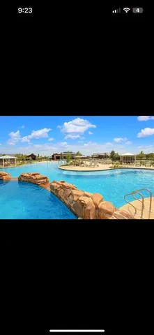 a view of an ocean and beach