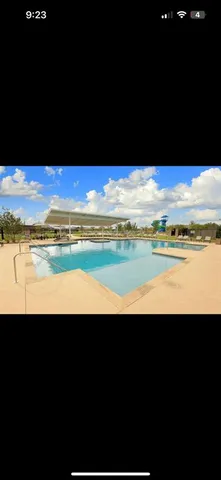 a view of an ocean and beach