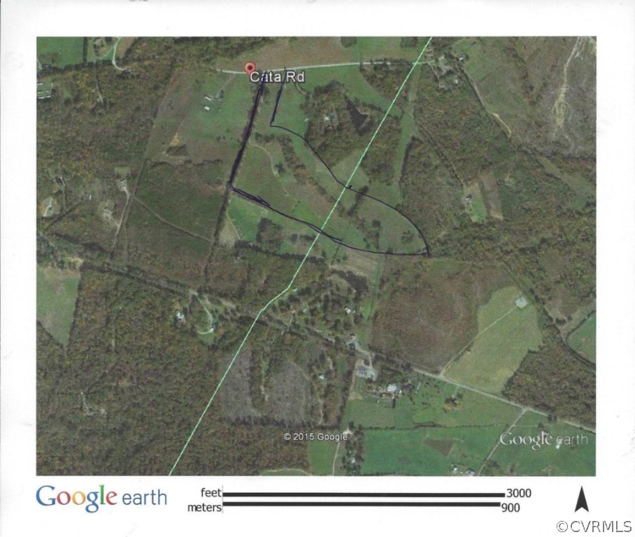 368 Cata Road Cumberland, VA 23040 - Photo 24 of 24 approximate property lines on google earth map