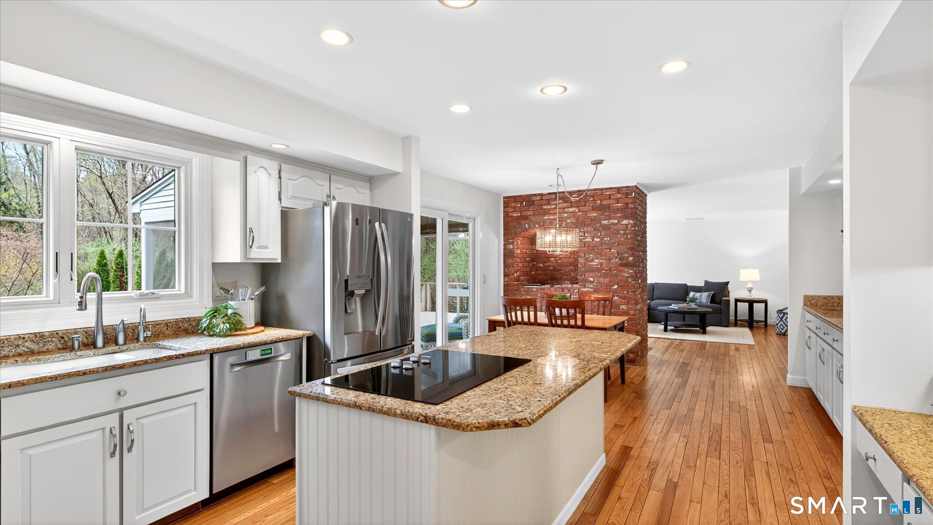 138 Cold Spring Road Avon, CT 06001 - Photo 14 of 36 View from the kitchen to the family room.