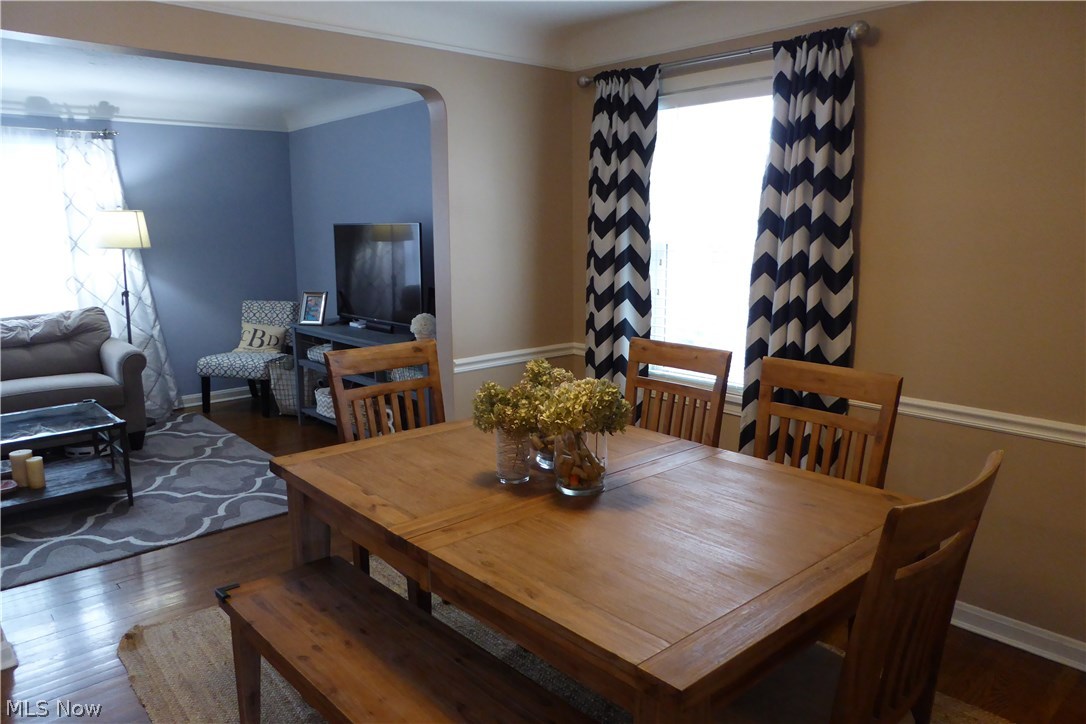 1373 Ford Road Lyndhurst, OH 44124 - Photo 6 of 25 Dining Room is Open to the Living and Family Rooms and Kitchen!