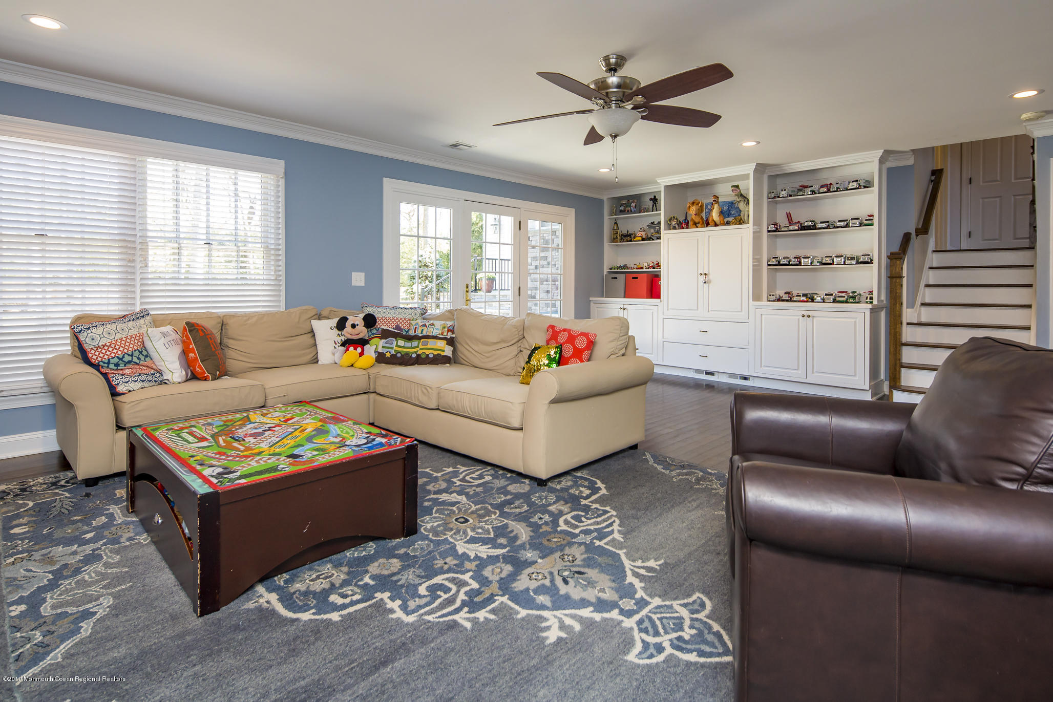 3 Evergreen Drive Rumson, NJ 07760 - Photo 28 of 37 a living room with furniture ceiling fan and a window