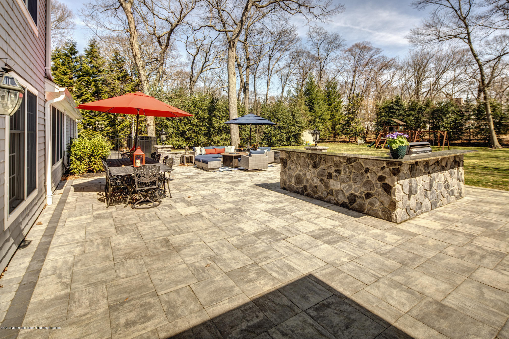 3 Evergreen Drive Rumson, NJ 07760 - Photo 31 of 37 a view of a chairs and table in the patio
