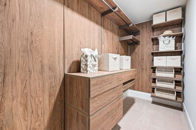 a room with storage and utility