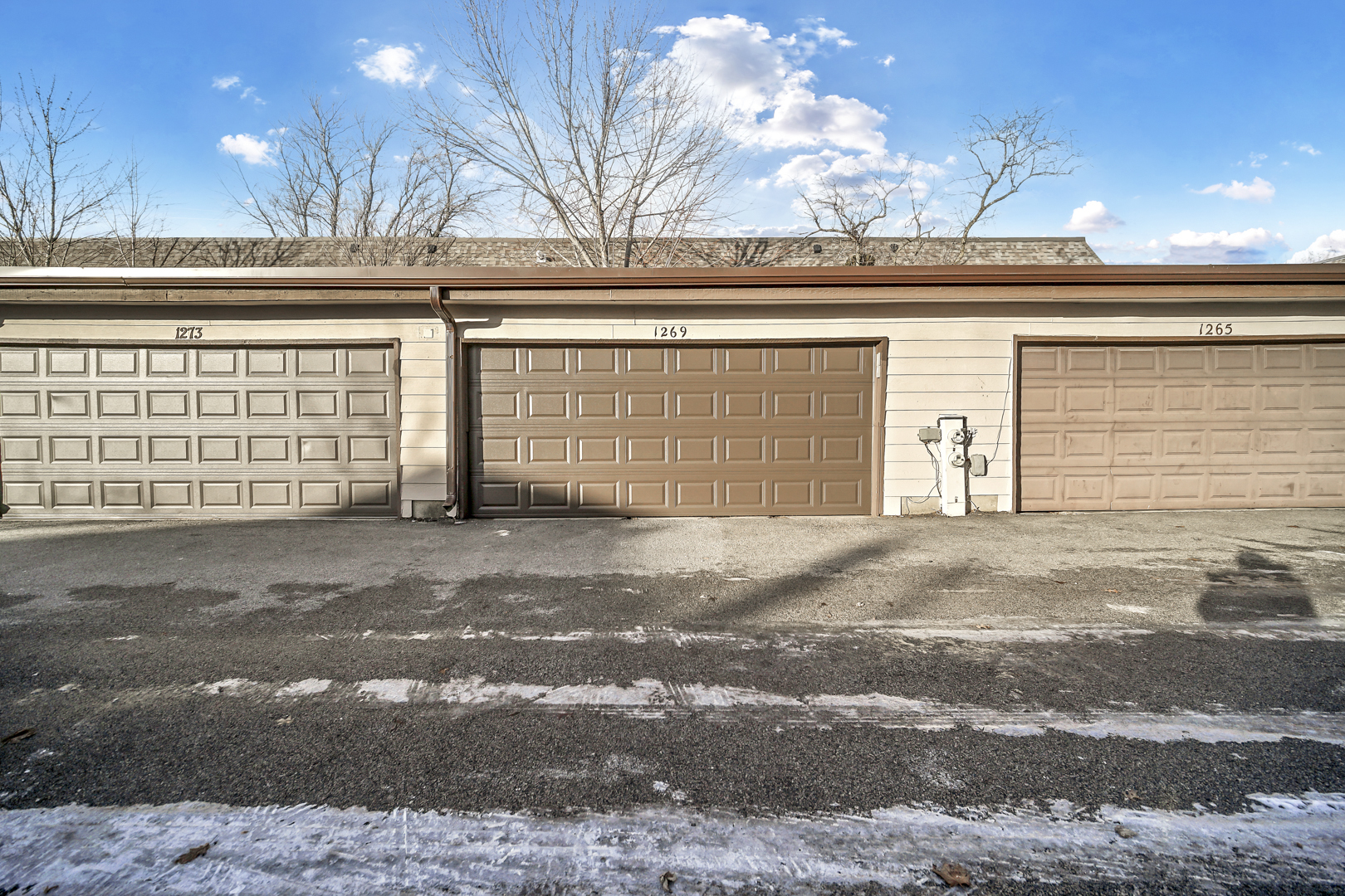1269 Court D Hanover Park, IL 60133 - Photo 16 of 19 a view of a house with a outdoor space