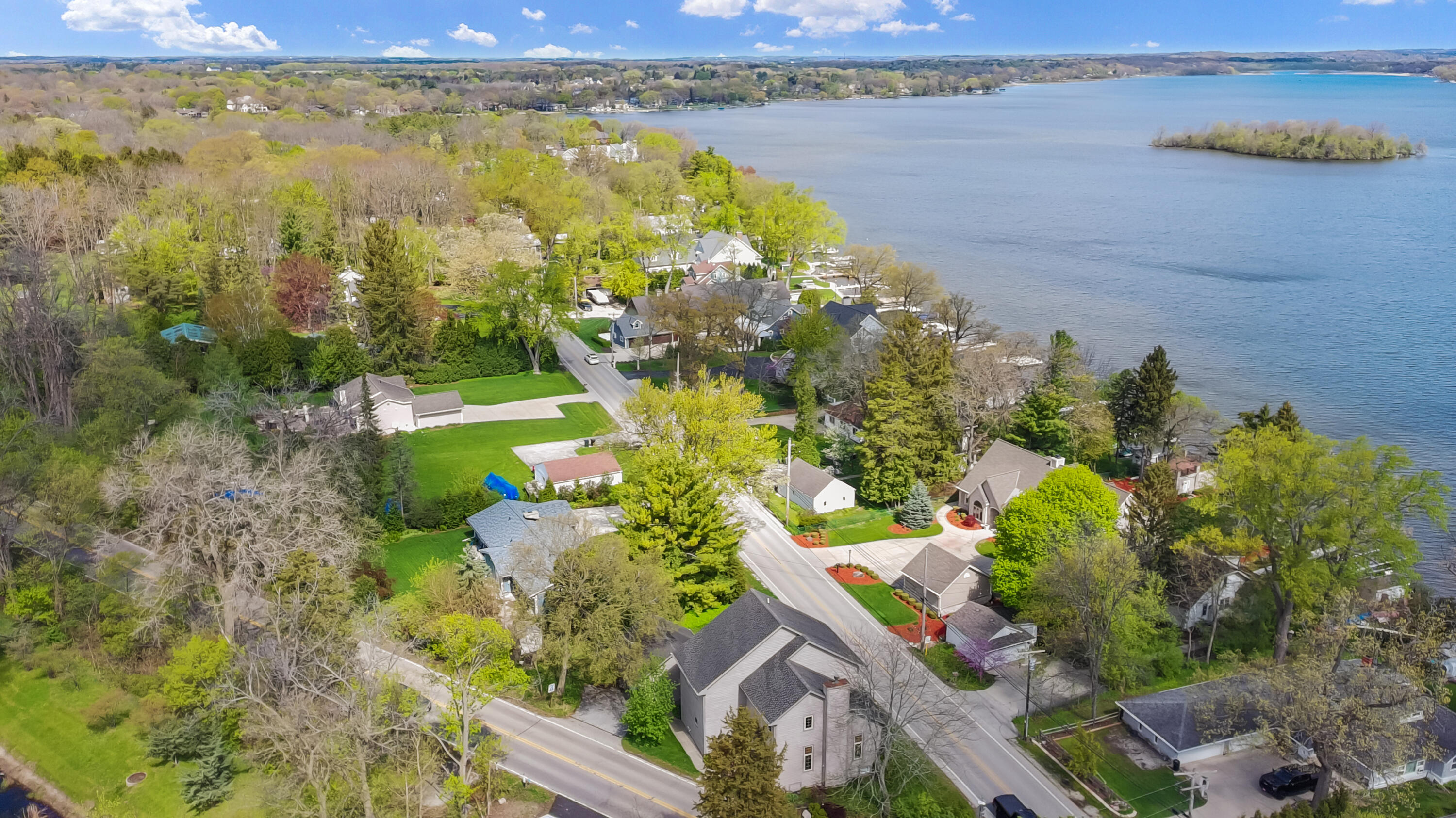 1451 Main Street Delafield, WI 53018 - Photo 38 of 46 Drone