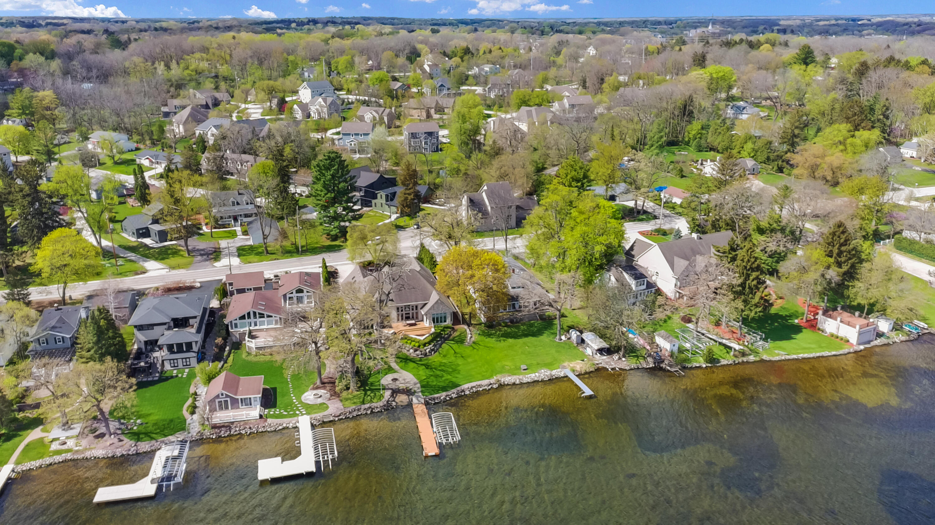 1451 Main Street Delafield, WI 53018 - Photo 40 of 46 Drone