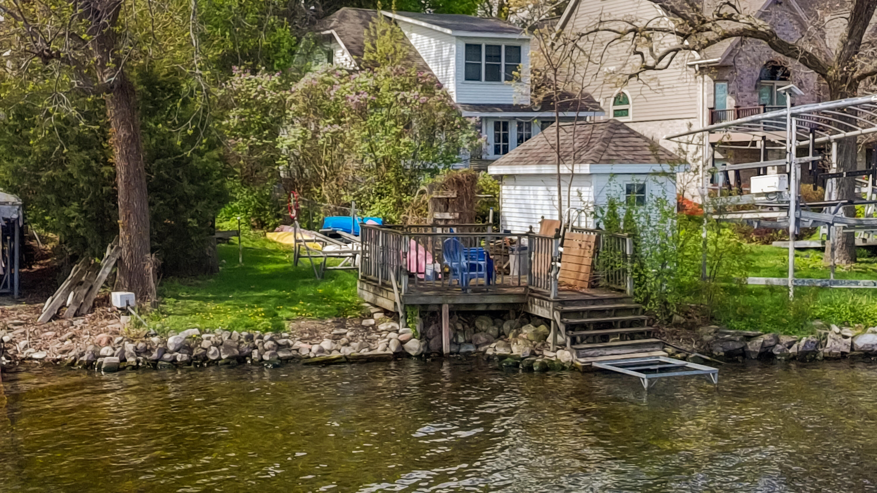 1451 Main Street Delafield, WI 53018 - Photo 42 of 46 Lakeside view of access
