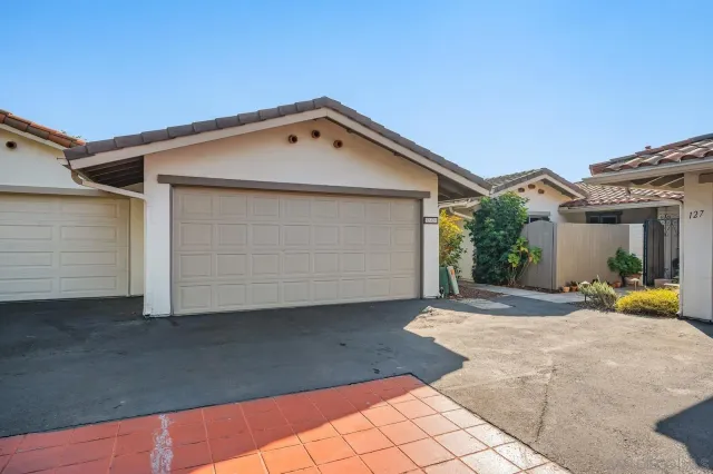 a view of a house with a outdoor space