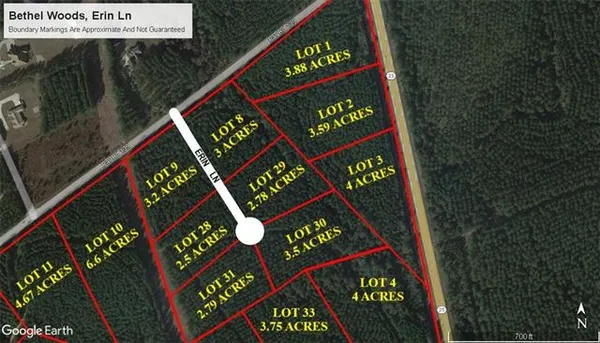 $88,200 | 6.3-acres 6.3-acres Erin Lane, Franklinton, LA 70438