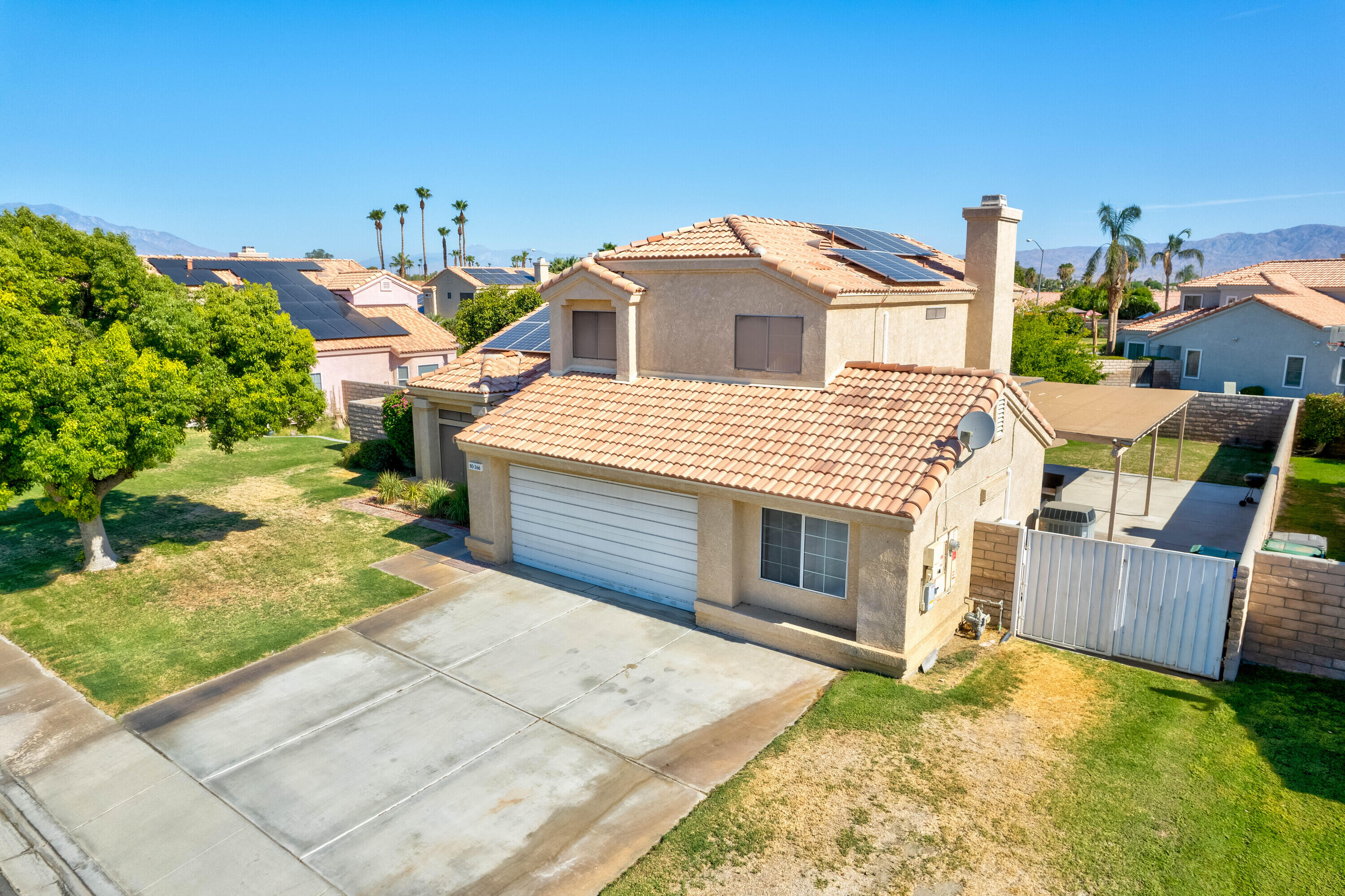 80366 Paseo Encanto Indio, CA 92201 - Photo 34 of 48 a view of a house with a sink and fire pit