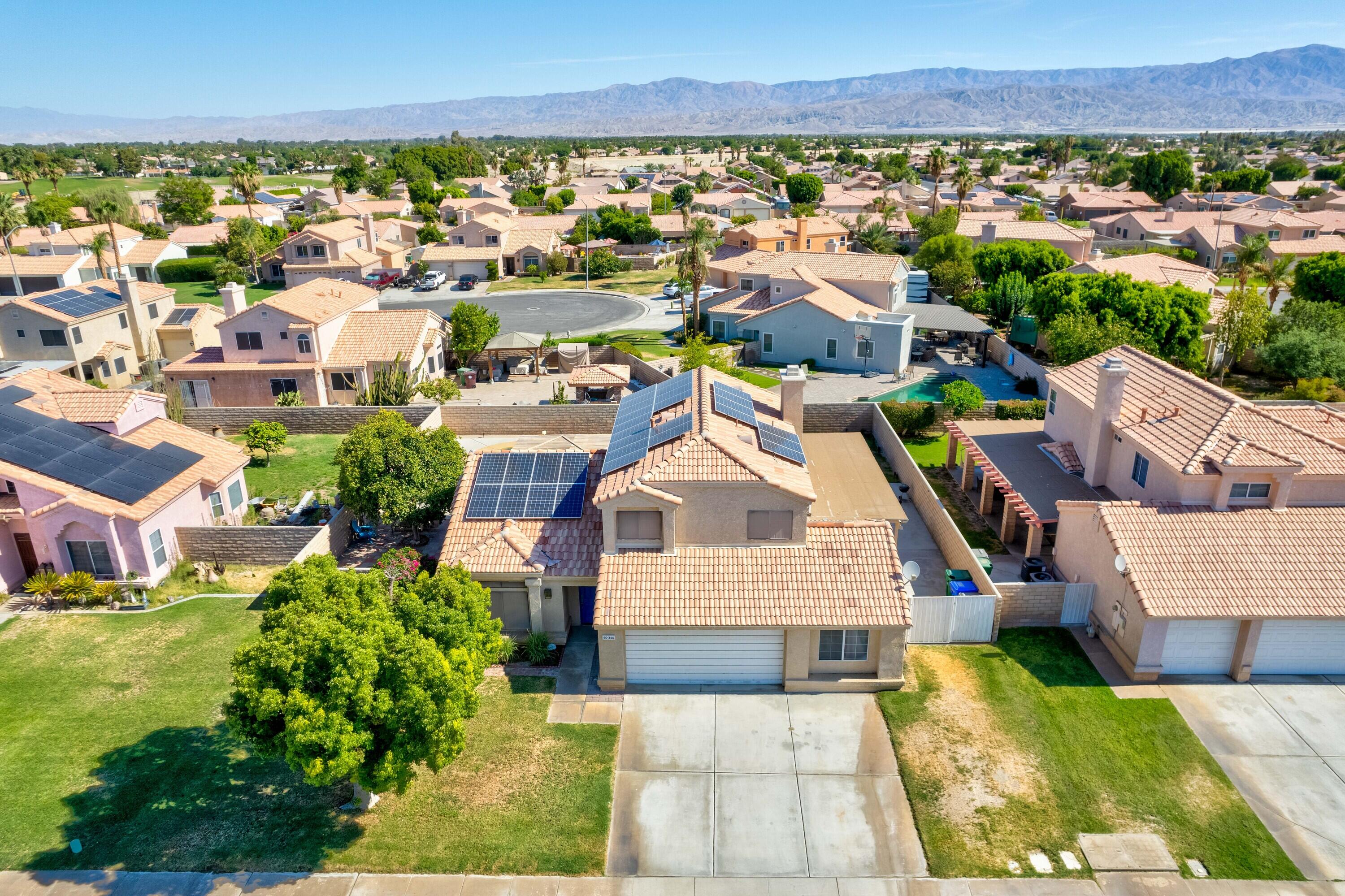 80366 Paseo Encanto Indio, CA 92201 - Photo 38 of 48 an aerial view of a house with a garden