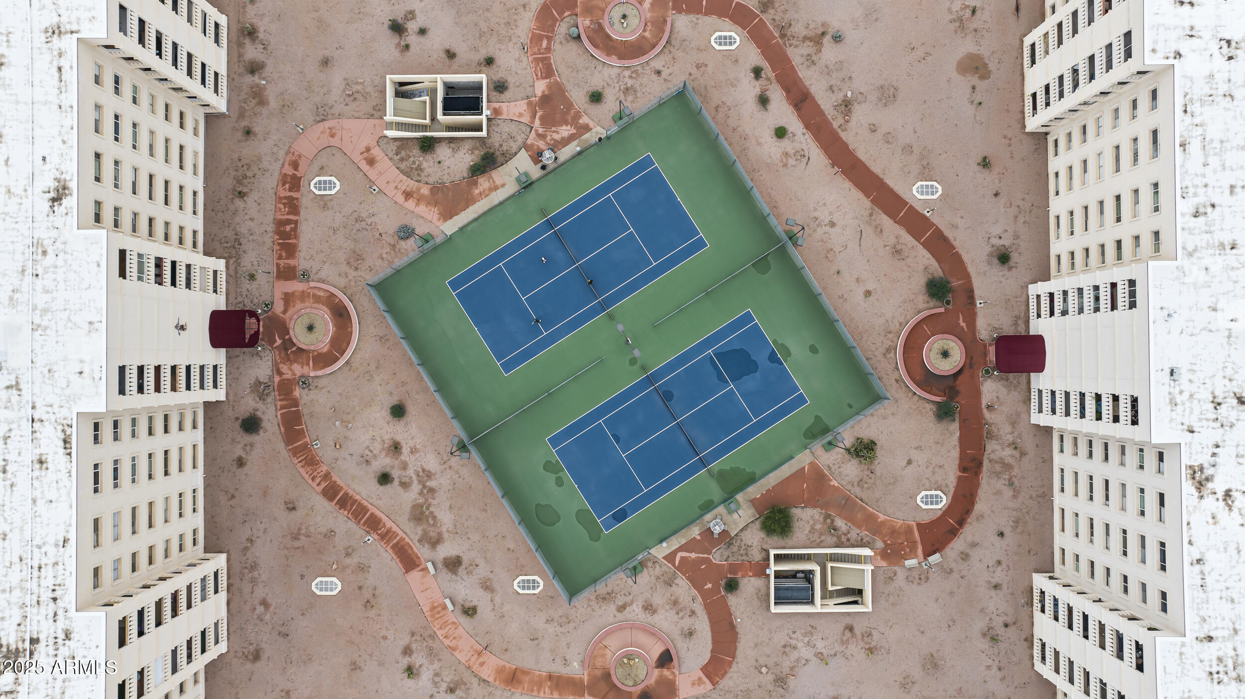 7920 East Camelback Road, Unit 303 Scottsdale, AZ 85251 - Photo 33 of 45 an aerial view of a house