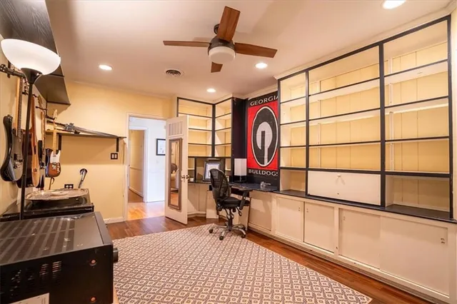 a very nice looking room with a large window