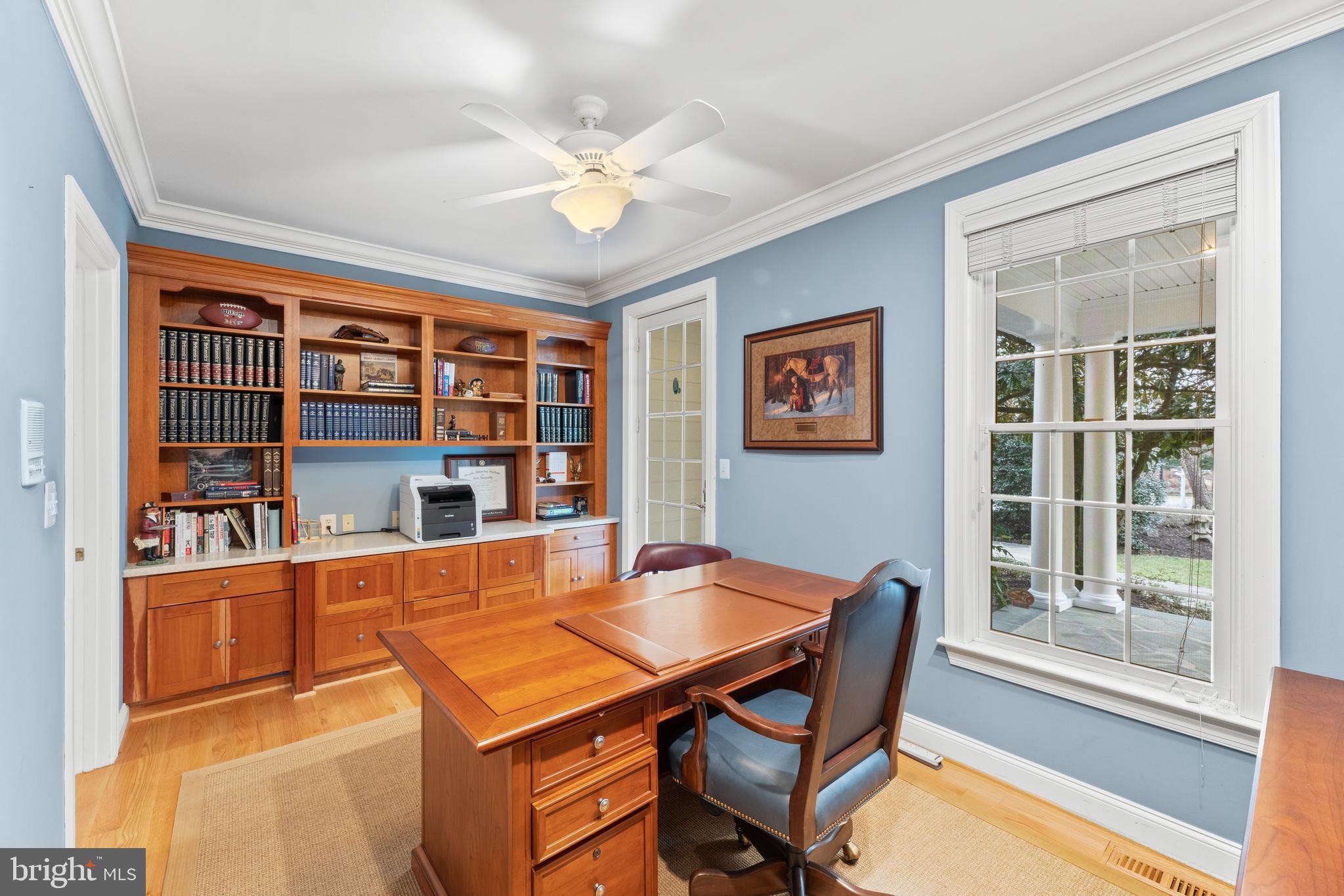 44 Poplar Point Road Edgewater, MD 21037 - Photo 18 of 49 Main level office w/ access to front porch