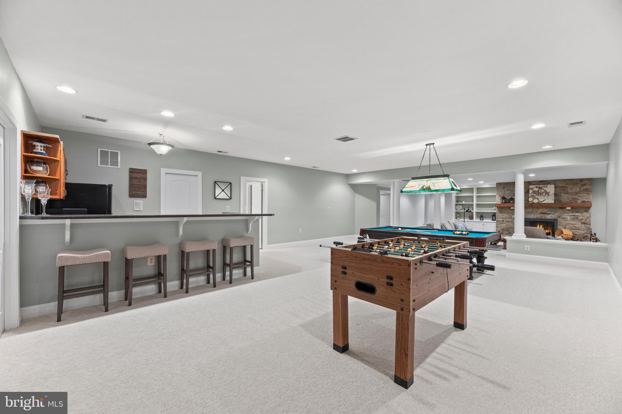 44 Poplar Point Road Edgewater, MD 21037 - Photo 41 of 49 Lower level bar and game room